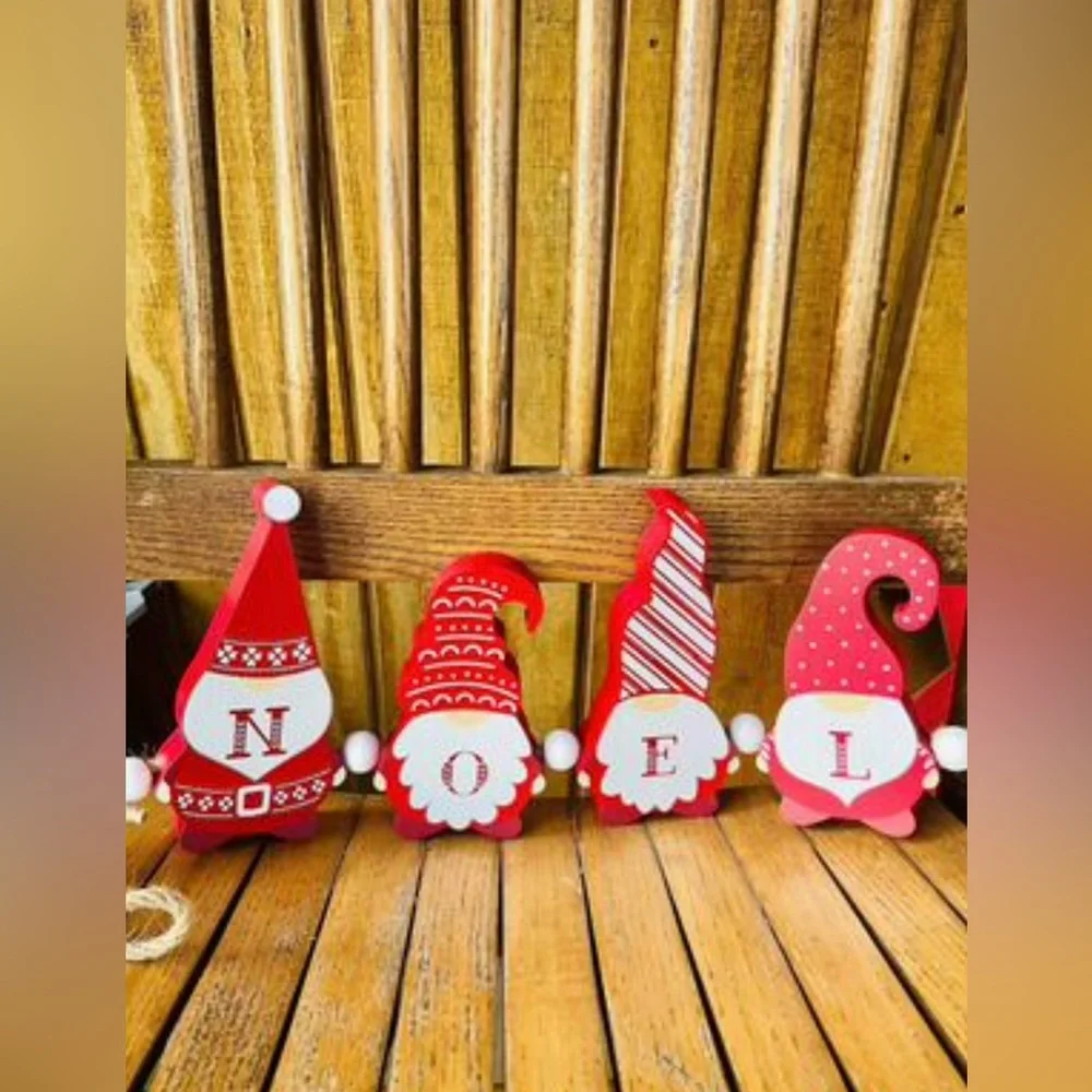 *Gnomes Noel Standing Sign